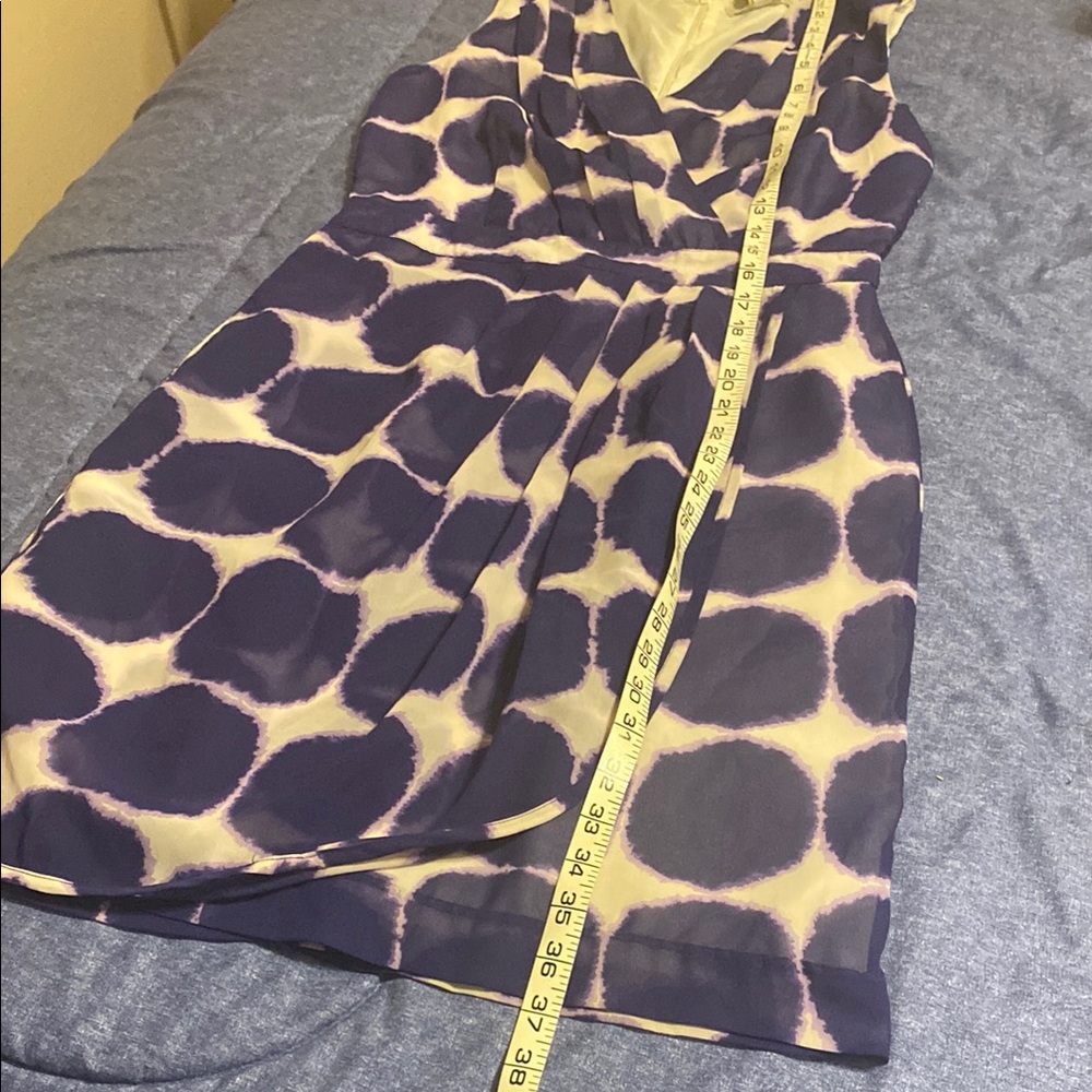 Banana Republic Purple and White Midi Dress - Picture 5 of 6